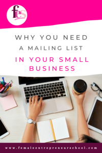 why you need a mailing list in your small business