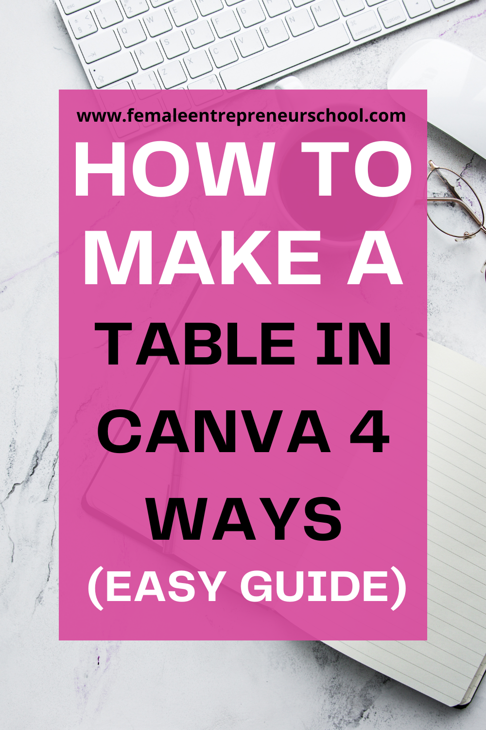 How to make a table in canva 4 ways (easy guide)