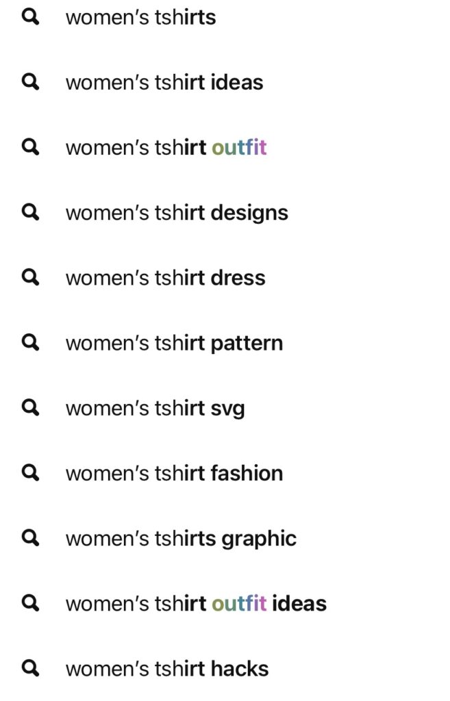 Pinterest search terms