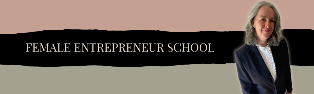 female entrepreneur school banner
